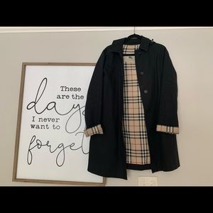 This haymaker check rain coat.